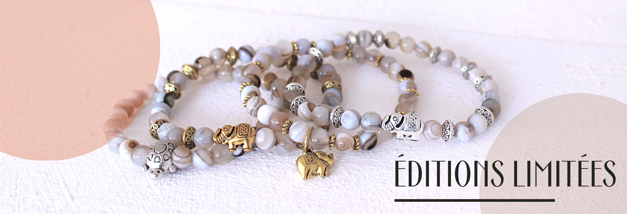 Bannière bracelets édition limitée