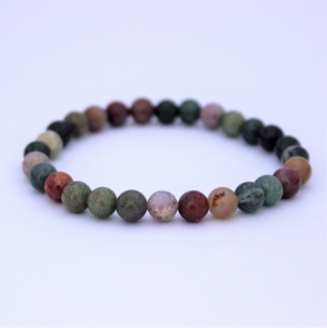 Bracelet "Confiance en soi" en agate indienne 