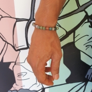 Bracelet "Confiance en soi" en agate indienne 