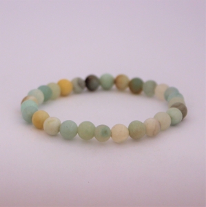 Bracelet " Tendresse & Bonheur " en amazonite 