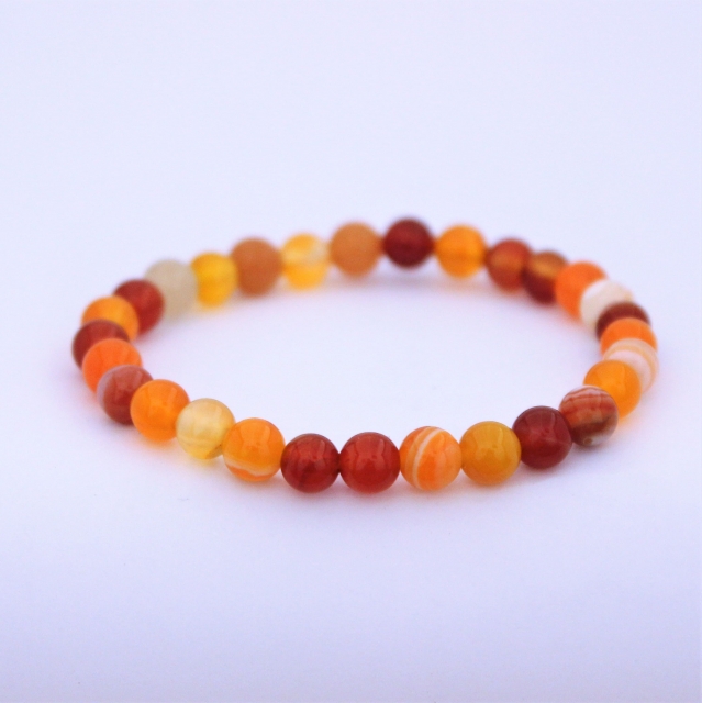 Bracelet "Energie & Vitalité" en cornaline 