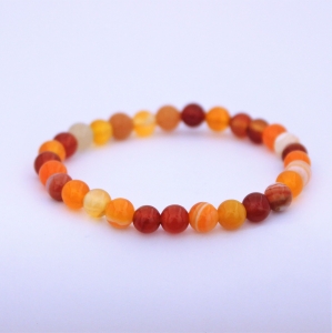 Bracelet "Energie & Vitalité" en cornaline 