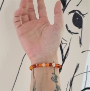 Bracelet "Energie & Vitalité" en cornaline 