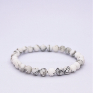 Bracelet "Bien-être & Confiance" en howlite 