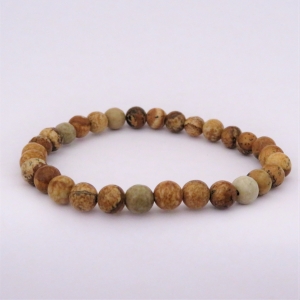 Bracelet "Vivacité & Créativité" en jaspe paysage