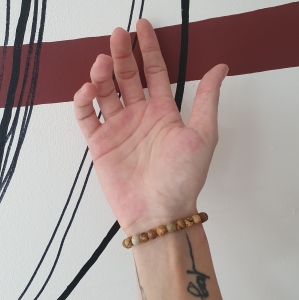 Bracelet "Vivacité & Créativité" en jaspe paysage